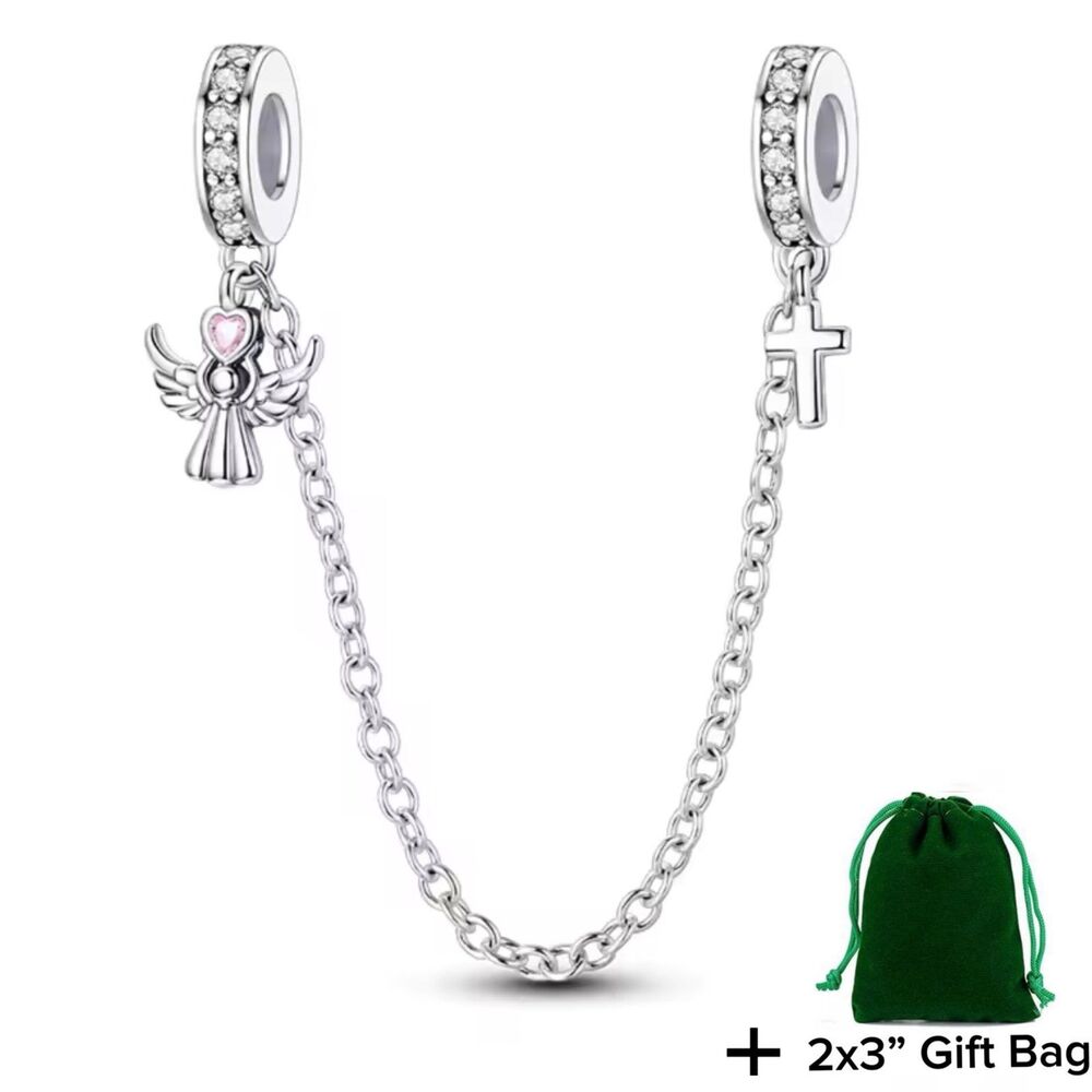 Angel Chain Bead Charm | 925 Silver | Brand New